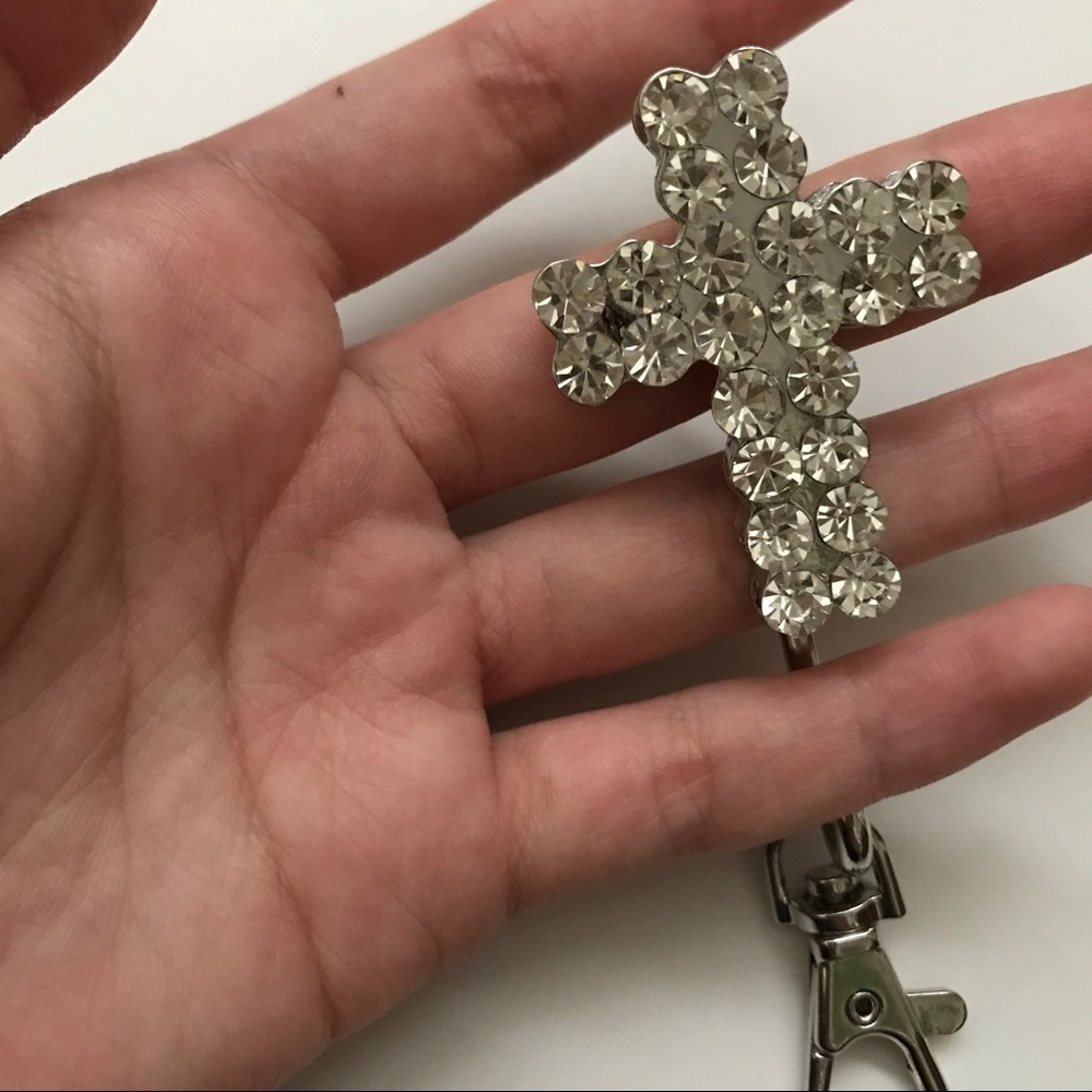 NWOT Crystal bag charm key finder - Picture 4 of 7